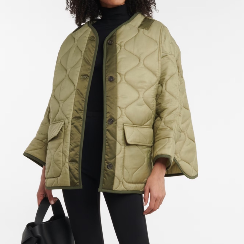 Frankie Shop Quilted Teddy Jacket